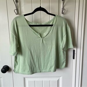 Mint Green Women's Crop Top